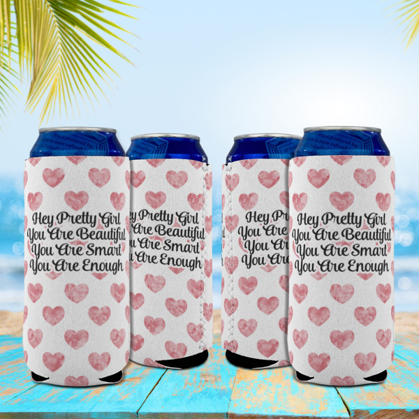 Custom Design - Can Cooler - 16oz - Set of 4 - In Context