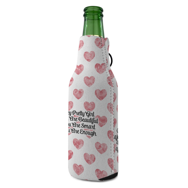 Custom Design - Zipper Bottle Cooler - ANGLE (bottle)