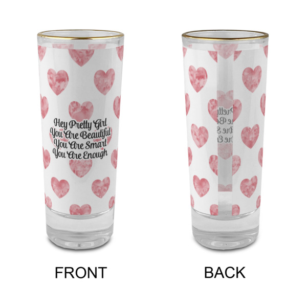 Custom Design - Glass Shot Glass - 2oz - Single - Front & Back