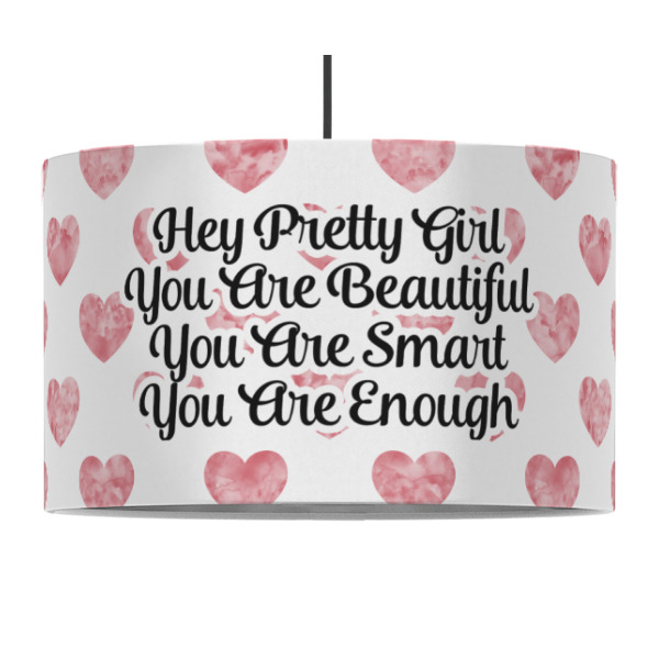 Custom Design - 12" Drum Lampshade - PENDANT (Fabric)