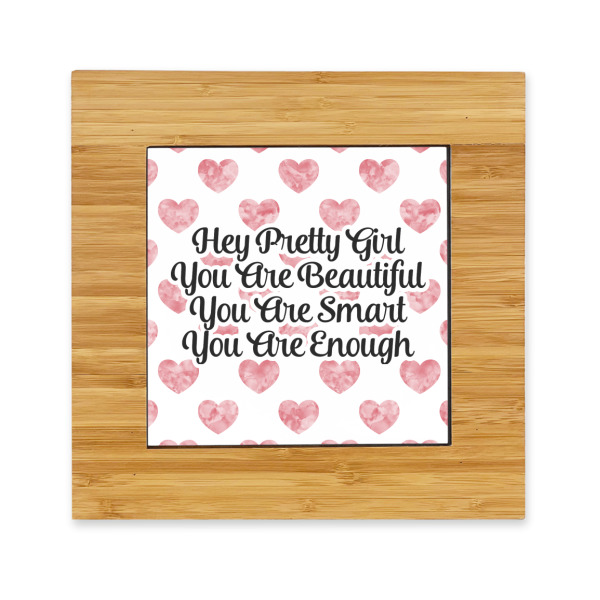 Custom Design Your Own Bamboo Trivet with Ceramic Tile Insert