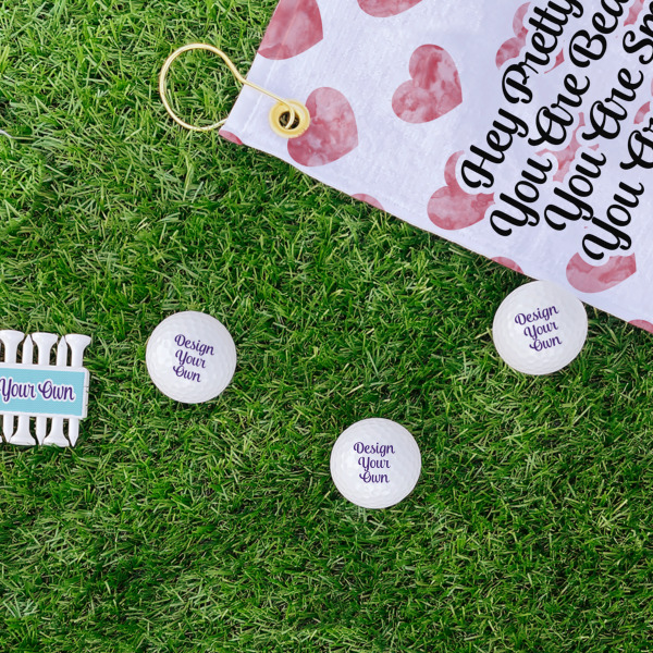 Custom Design - Golf Balls - Generic - Set of 3 - LIFESTYLE