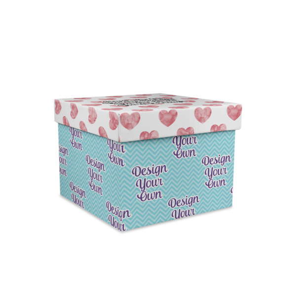 Custom Design - Gift Boxes with Lid - Canvas Wrapped - Small - Front/Main