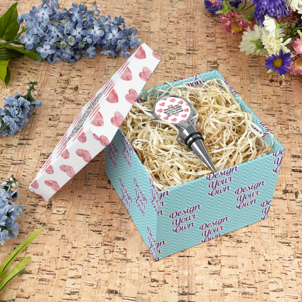 Custom Design - Gift Boxes with Lid - Canvas Wrapped - Medium - In Context