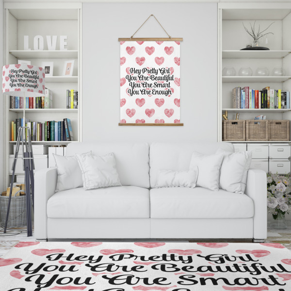 Custom Design - Wall Hanging Tapestry - Portrait - In Context