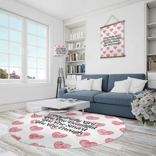 Custom Design - Round Area Rug - IN CONTEXT