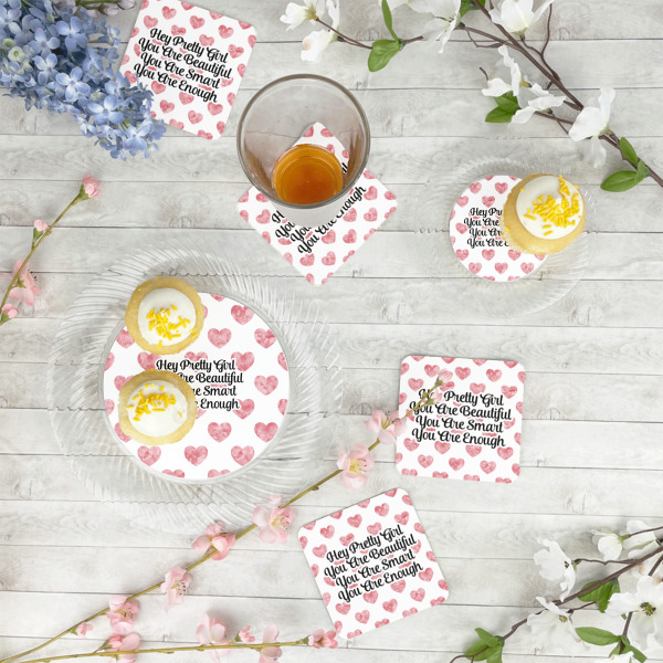 Custom Design - Plastic Party Dinner Plates - In Context