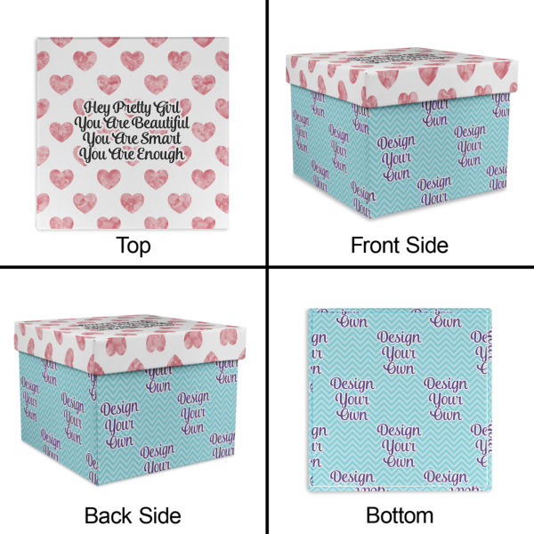 Custom Design - Gift Boxes with Lid - Canvas Wrapped - XX-Large - Approval