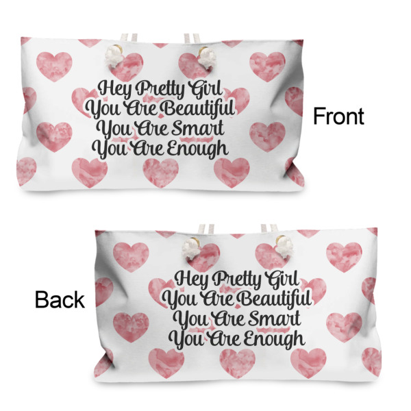 Custom Design - Large Rope Tote - From & Back View