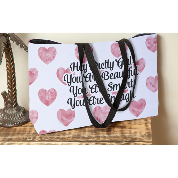 Custom Design - Tote w/Black Handles - Lifestyle View