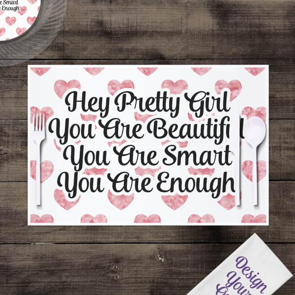 Custom Design - Disposable Paper Placemat - In Context