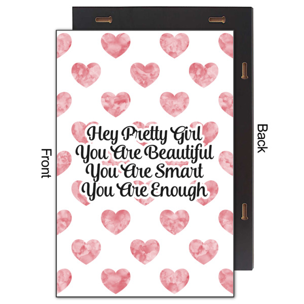 Custom Design - 20x30 Wood Print - Front & Back View