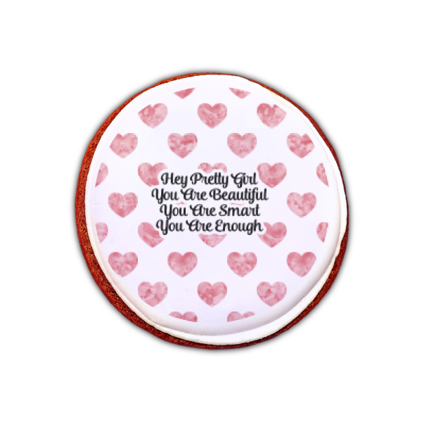 Custom Design - Printed Icing Circle - XSmall - On Cookie