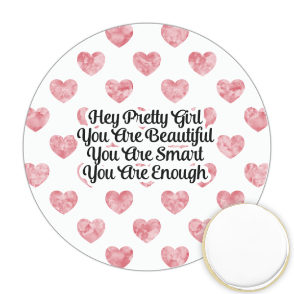 Custom Design Your Own Printed Cookie Topper - Round