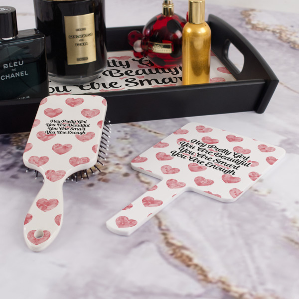 Custom Design - Hair Brush and Hand Mirror - Bathroom Scene