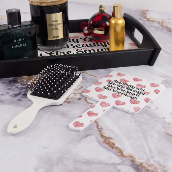 Custom Design - Hand Mirror - With Hair Brush