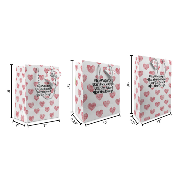 Custom Design - Gift Bags - All Sizes - Dimensions