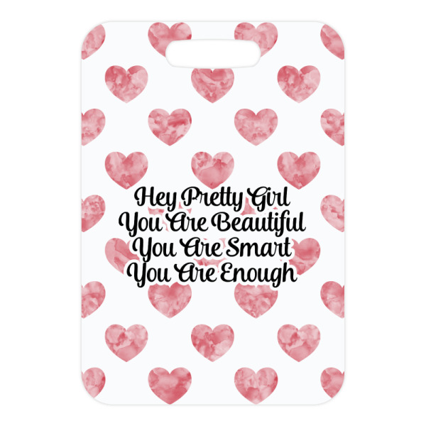 Custom Design - Metal Luggage Tag - Front Without Strap