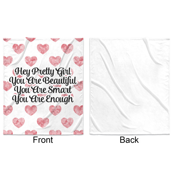 Custom Design - Minky Blanket - 50"x60" - Single Sided - Front & Back