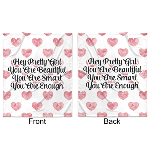 Custom Design - Minky Blanket - 50"x60" - Double Sided - Front & Back