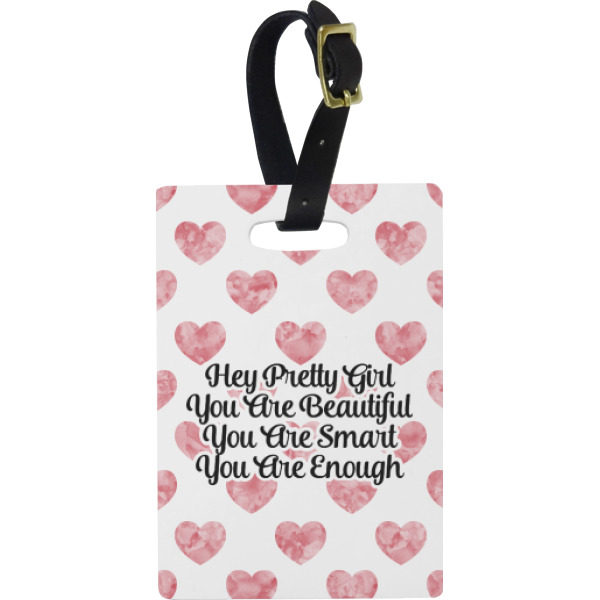 Custom Design Your Own Plastic Luggage Tag - Rectangular