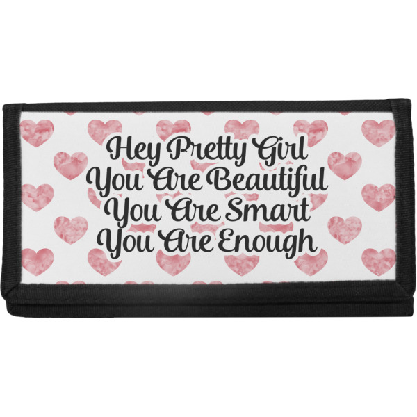 Custom Design Your Own Canvas Checkbook Cover