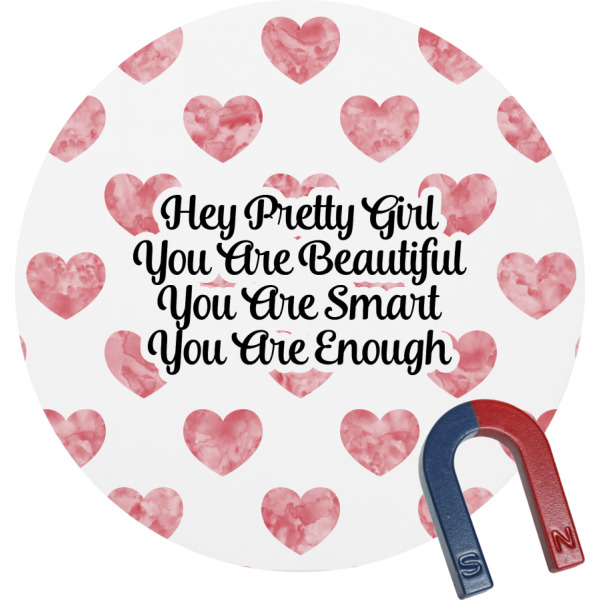 Custom Design Your Own Round Fridge Magnet