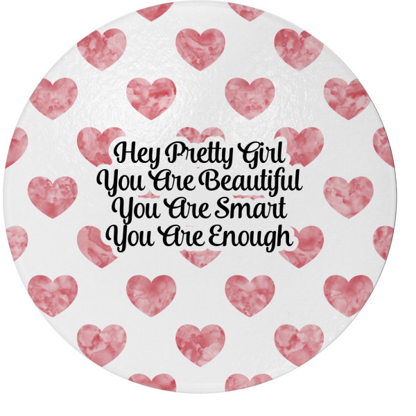 Custom Design Your Own Round Glass Cutting Board
