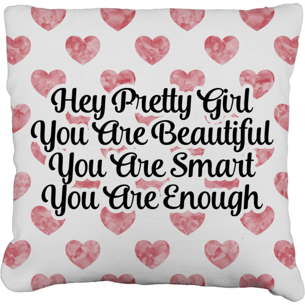 Custom Design Your Own Faux-Linen Throw Pillow