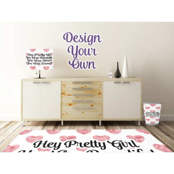 Custom Design - Wall Graphic Decal Wooden Desk