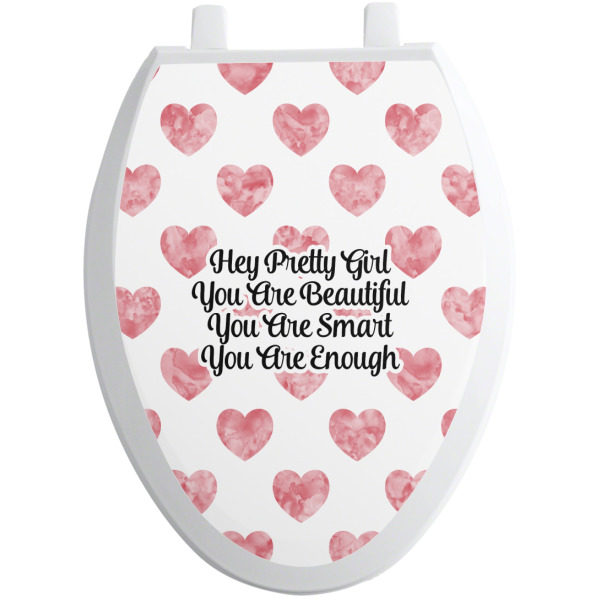 Custom Design - Toilet Seat Decal - Elongated - Front
