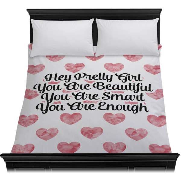 Custom Design - Duvet Cover - Queen - On Bed - No Prop