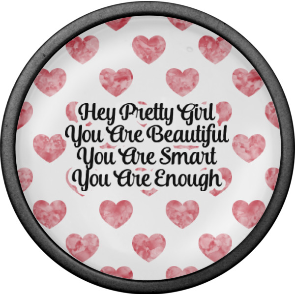 Custom Design - Cabinet Knob - Black - Front