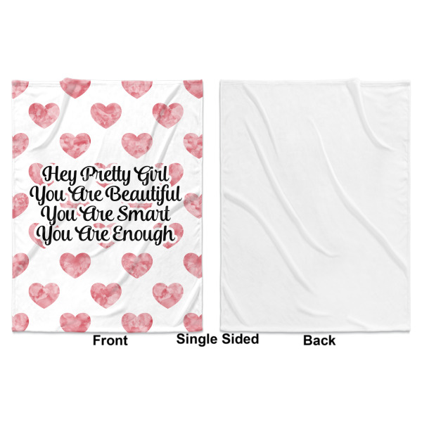 Custom Design - Baby Blanket (Single Sided - Printed Front, White Back)
