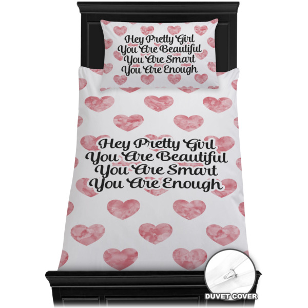 Custom Design - Bedding Set - Twin - Duvet - On Bed