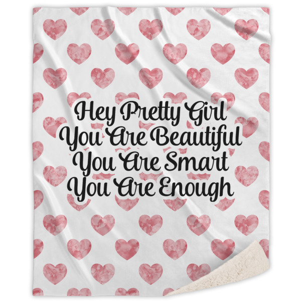 Custom Design Your Own Sherpa Throw Blanket