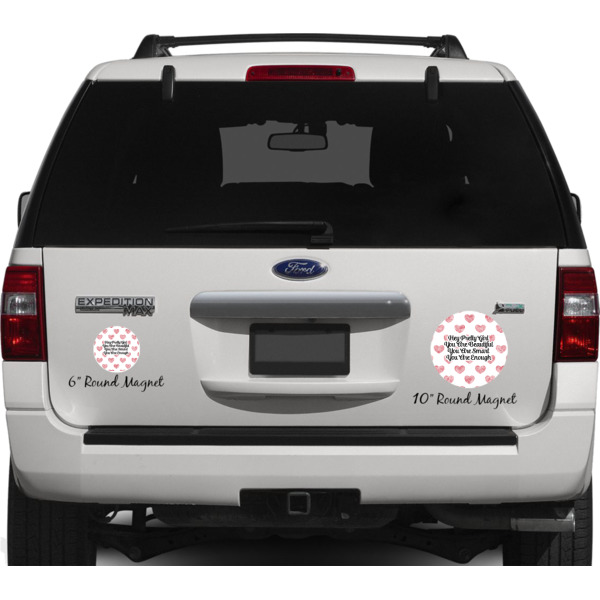 Custom Design - Personalized Car Magnets on Ford Explorer