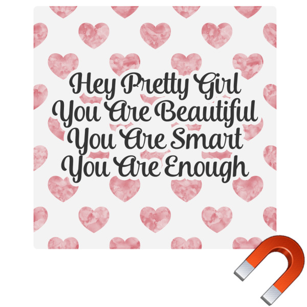 Custom Design Your Own Square Car Magnet - 6"