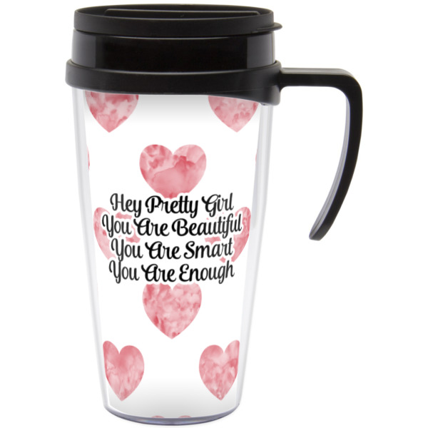 Custom Design Your Own Acrylic Travel Mug with Handle