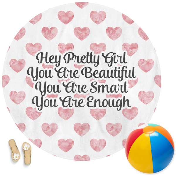 Custom Design Your Own Round Beach Towel