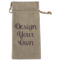 Design Your Own Burlap Gift Bag - Large - Single-Sided