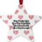Design Your Own Metal Star Ornament - Double-Sided