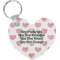 Design Your Own Heart Plastic Keychain