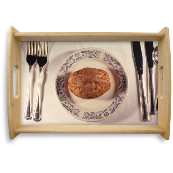 Custom Design Your Own Natural Wooden Tray - Small