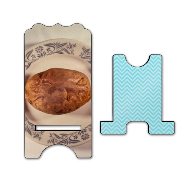 Custom Design - Stylized Phone Stand - Front & Back - Large