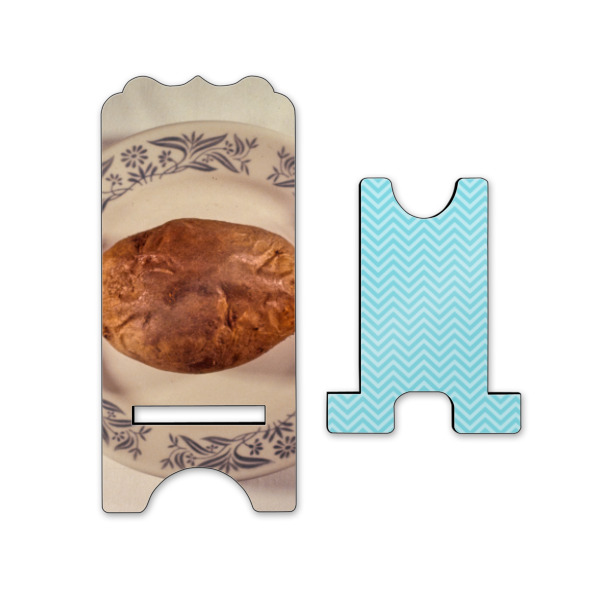 Custom Design - Stylized Phone Stand - Front & Back - Small