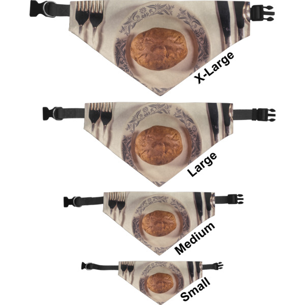 Custom Design - Pet Bandana Sizes