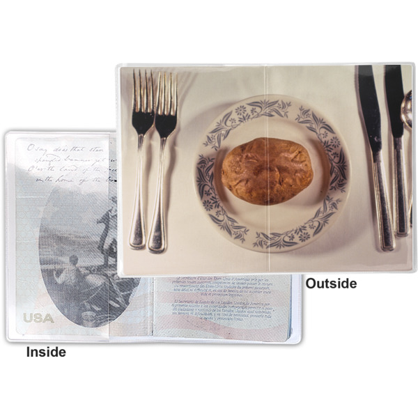 Custom Design - Vinyl Passport Holder - Flat Front and Back