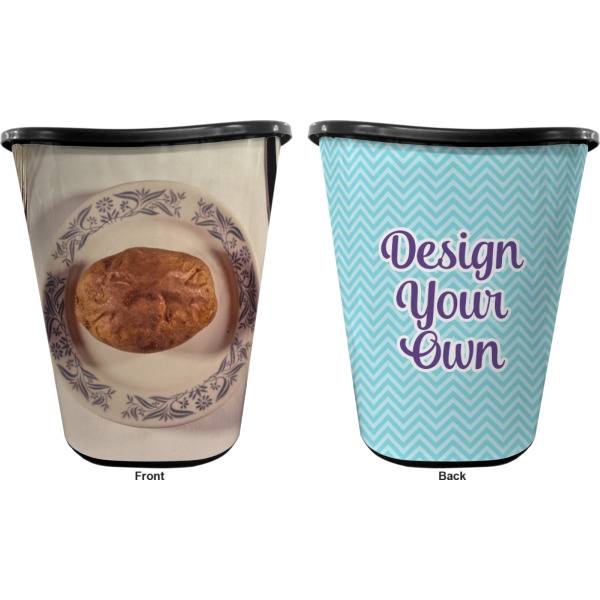 Custom Design - Waste Basket - Black - Double Sided - Approval