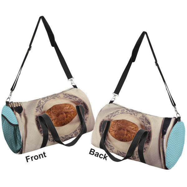Custom Design - Duffle bag small front and back sides